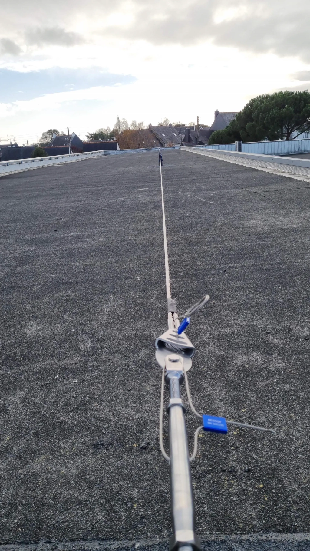 Installation de lignes de vie à Saint-Nazaire